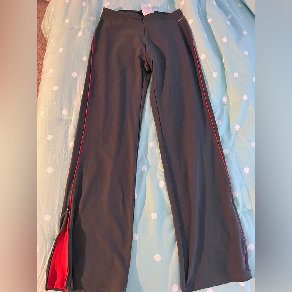 Nike Black & Red leggings with zip fly